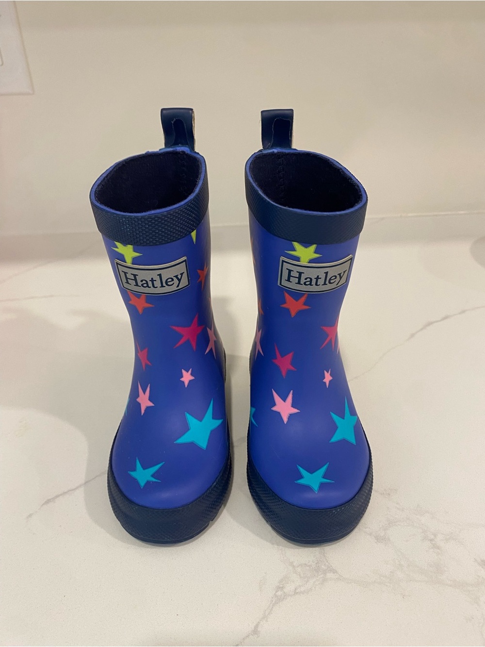 Hatley Baby/ Toddler Navy Star Rain Boots